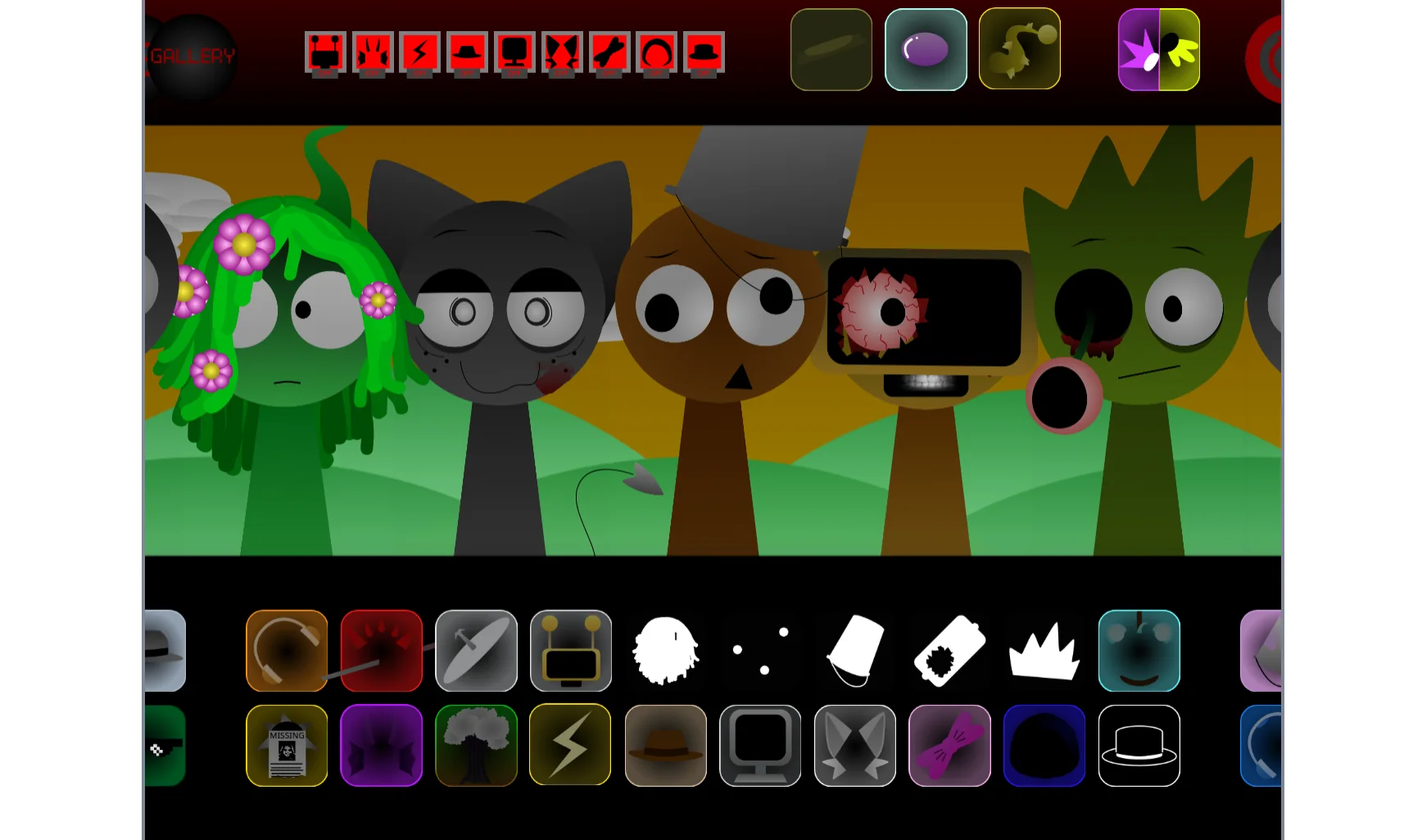 Sprunki Swap Retextured Phase 1.5 Cancelled Scratch Gameplay 4