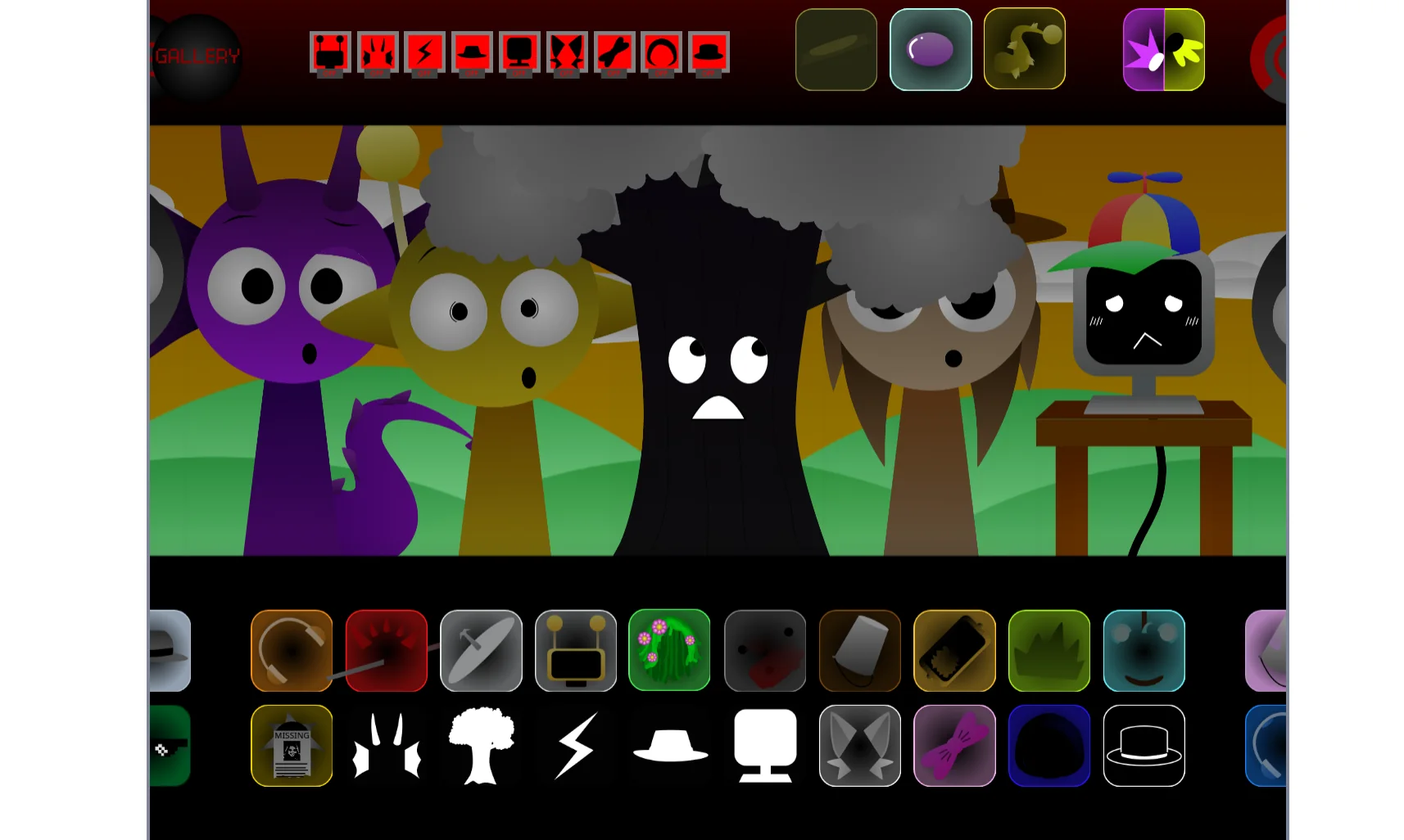 Sprunki Swap Retextured Phase 1.5 Cancelled Scratch Gameplay 6