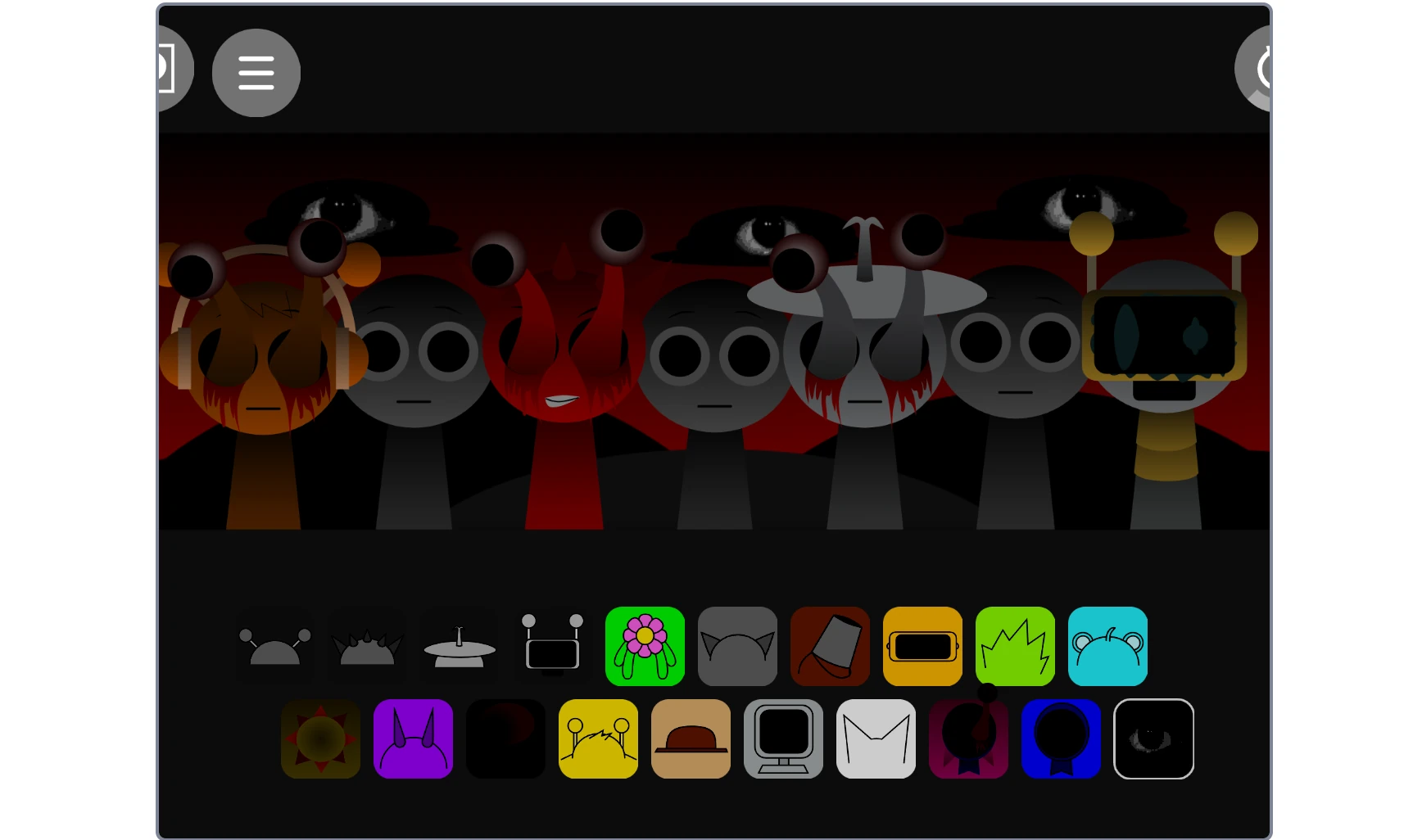 Sprunki Vineria Treatment Version 1.3 Game Interface