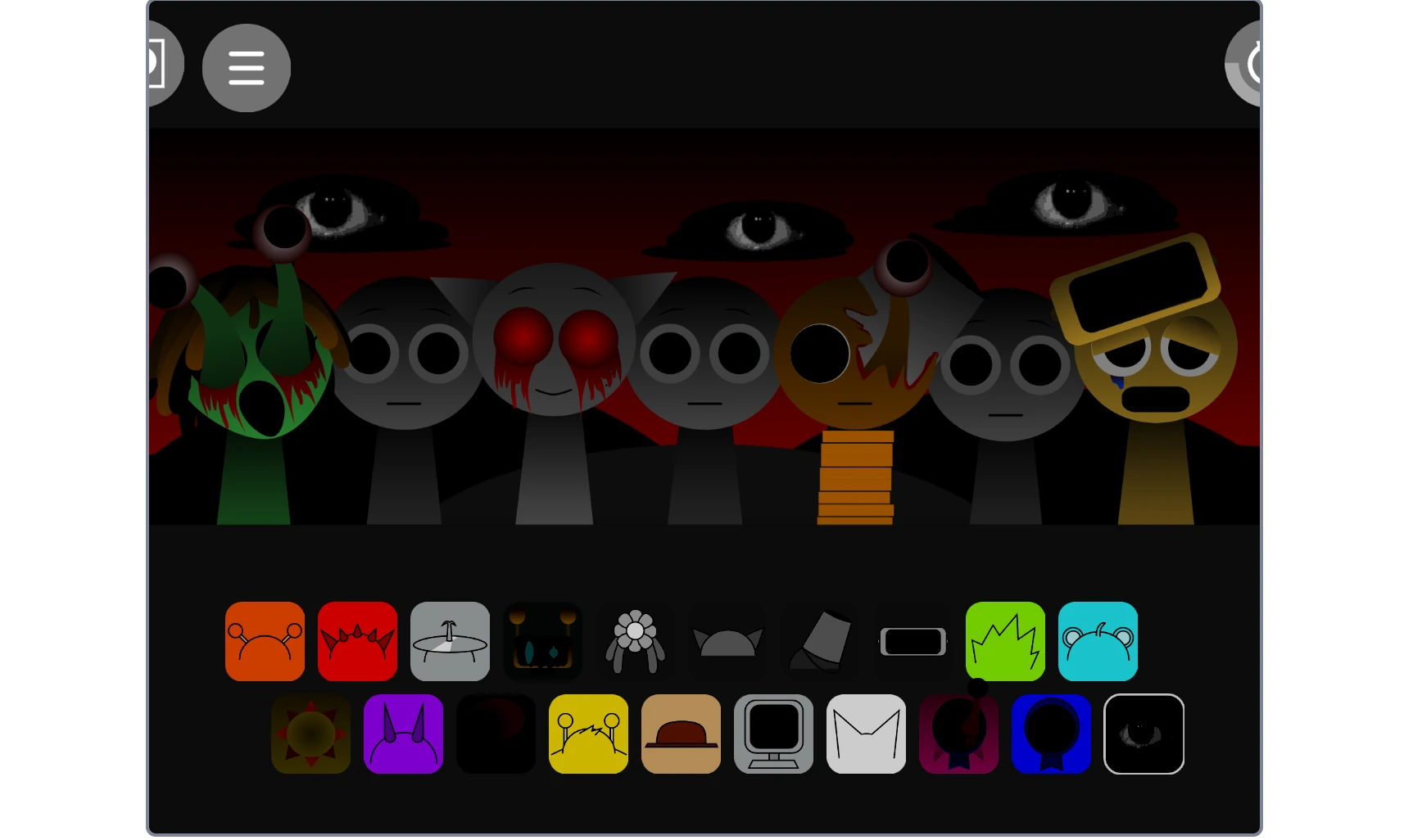 Vineria Treatment visual effects in Sprunki