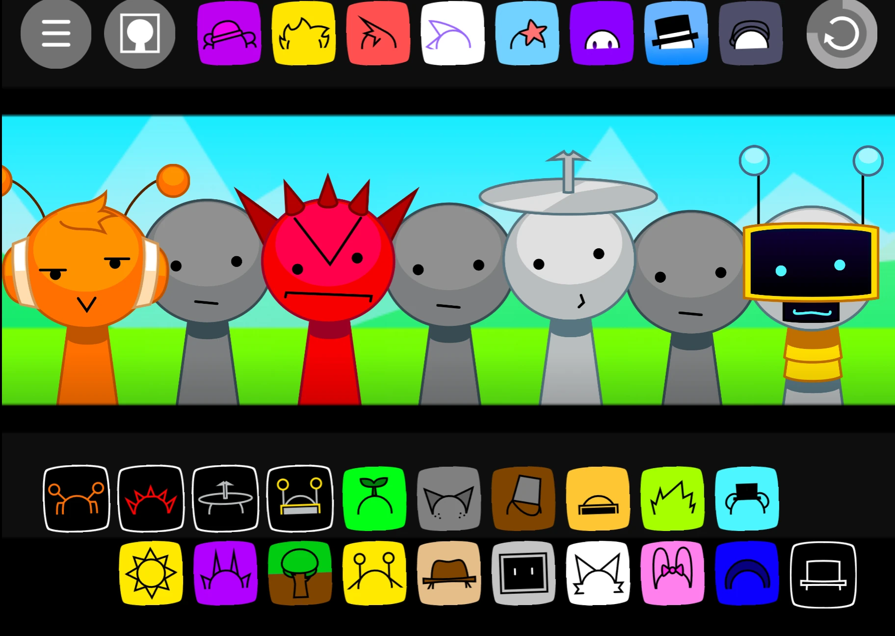 Environmental interactions in Sprunkr V2