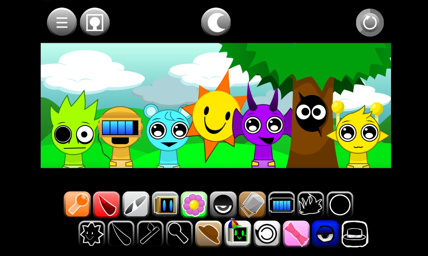 Touch Sprunki Babies Retake Gameplay Screenshot 3