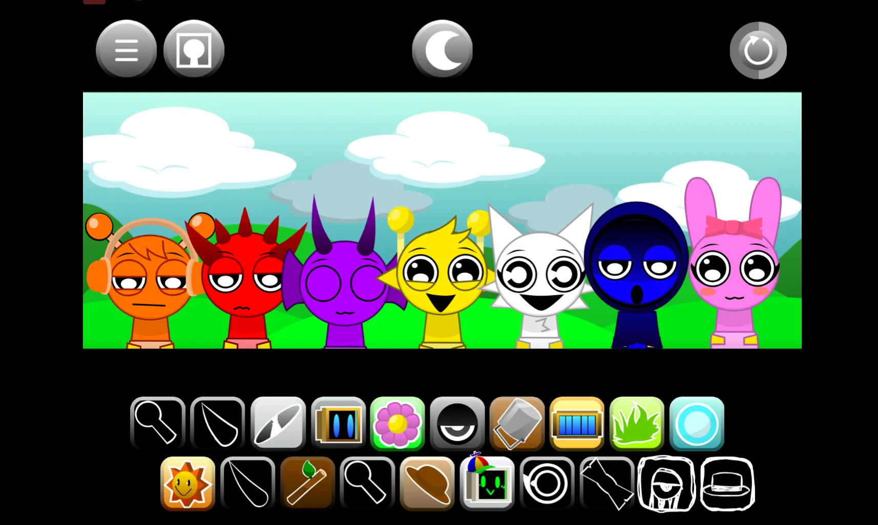 Touch Sprunki Babies Retake Gameplay Screenshot 7