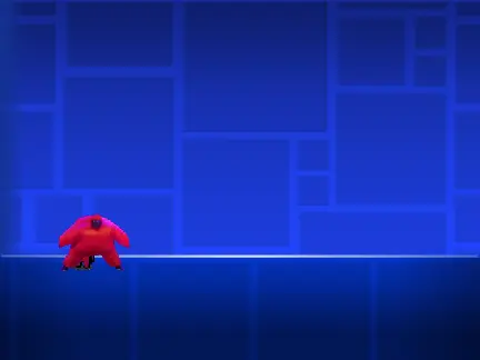 Amogus Dash gameplay with Among Us characters in Geometry Dash style