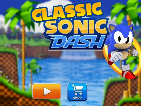 Classic Sonic Dash Unfinished Game Cover