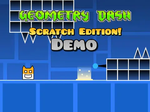 Demo Geometry Dash Scratch Edition - Sample rhythm platformer with music challenges