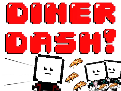 Diner Dash Geometry Dash - Food Service Running Game