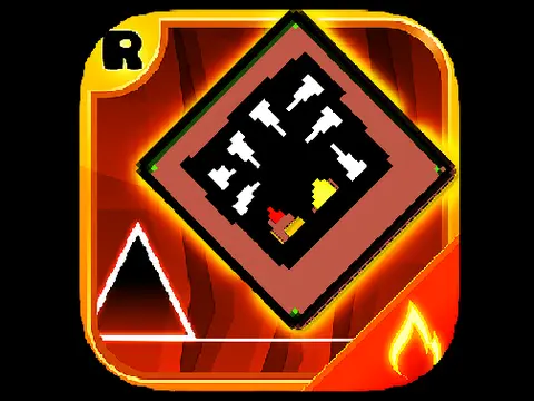 Door Dash Meltdown Geometry Dash intense door challenge logo