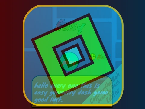 Easy geometry dash beginner level screenshot