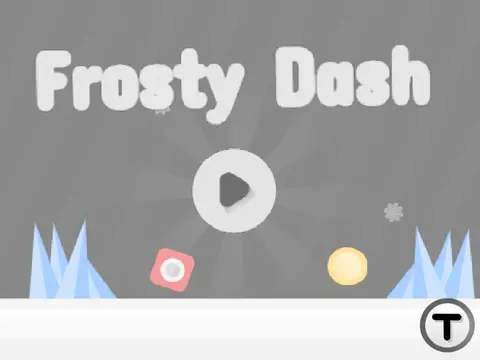 Frosty Dash by TimMcCool - Winter Themed Geometry Dash Platform Game