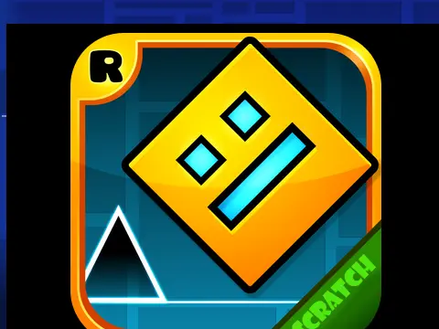 Geometri Dash V5 rhythm-based platformer game cover