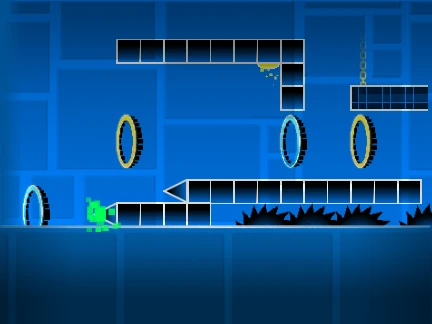 Geometry Dash 10 level gameplay