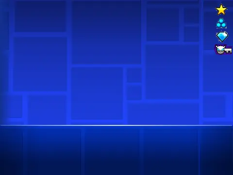 Geometry Dash adaptation game logo with community features