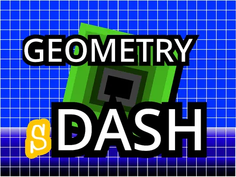 Geometry Dash game with custom engine and auto-scrolling gameplay