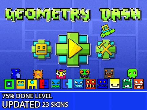 Play this Geometry Dash fan game online free at Gosprunki
