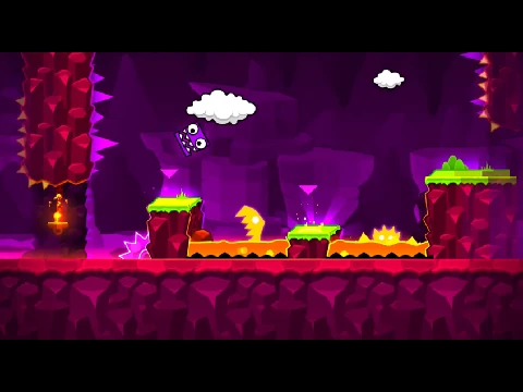 Geometry Dash 2.1 level 21 Fingerdash song gameplay