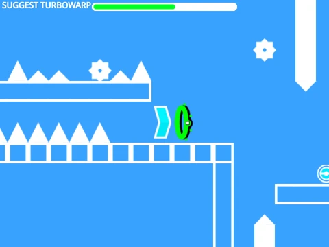 Geometry Dash 2.2 Scratch Remake buffed with platformer mode
