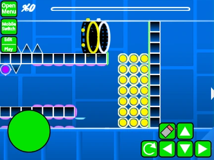Geometry Dash 2.2 - fan concept with platformer mode