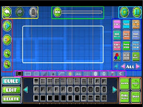 Create and play Geometry Dash levels with the 8-Bit Editor