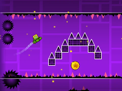 Geometry Dash 9-13 Lives multi-life gameplay