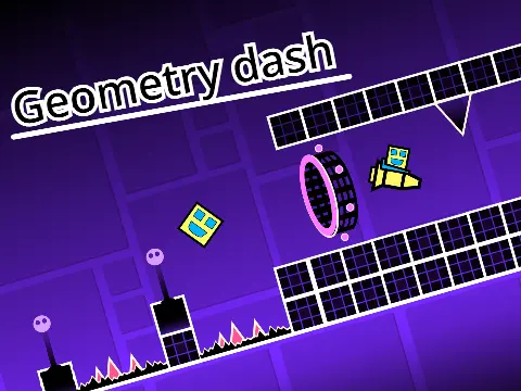 Geometry Dash Scratch Game Featuring Classic Levels