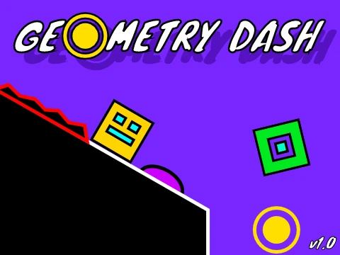 Geometry Dash A Platformer FULL RELEASE gameplay logo