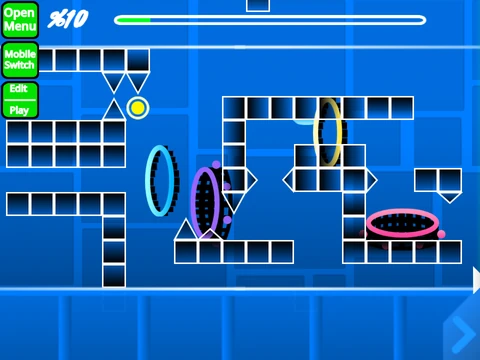 Play Geometry Dash Abyss of Darkness demon level