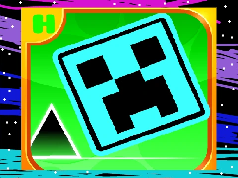 Geometry Dash Acid Storm v1.2 - storm theme gameplay