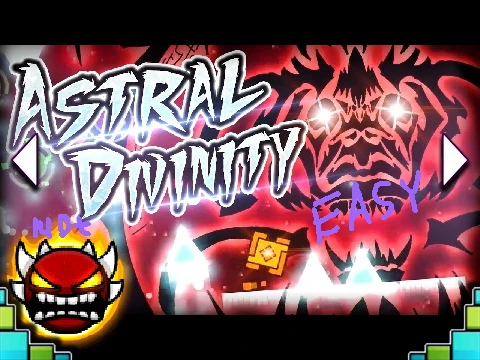 Play Geometry Dash Astral Divinity easy version online