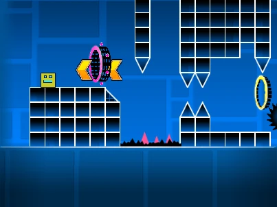 Play the infamous Geometry Dash Avernus extreme demon level
