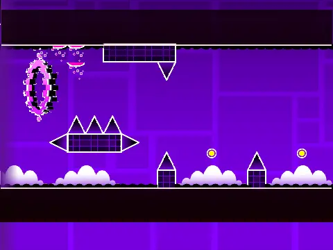 Geometry Dash Ball Mode gameplay focusing on bouncing and timing