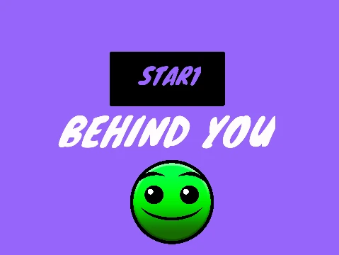 Play Geometry Dash Behind You horror level by Mastercontroller online