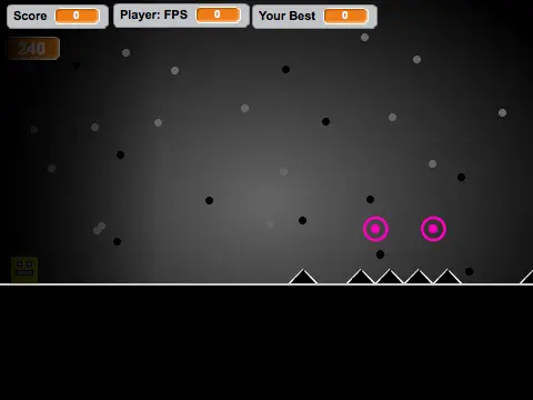 Geometry Dash Black Blizzard Extreme Demon Level Screenshot