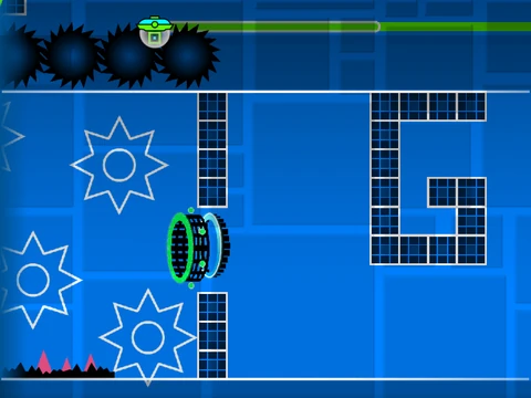 Play Geometry Dash blood realm online free