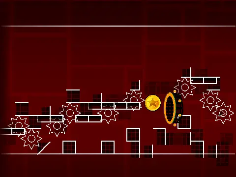 Geometry Dash Bloodbath v6 gameplay with updated obstacles