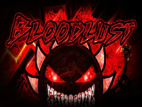 Geometry Dash Bloodlust extreme demon level challenge