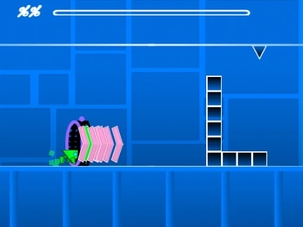 Play Geometry Dash challenge 1 online for free