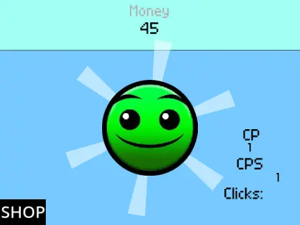 Geometry Dash Clicker v2.2 Buggy Game Logo