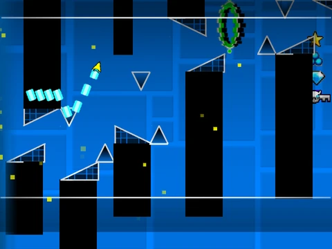 Geometry Dash Cold Sweat Wave gameplay showing wave mode
