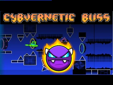 Play Geometry Dash Cybernetic Bliss online futuristic level