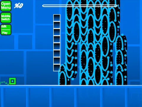 Logo for the Geometry Dash Dash Ding Dinga Dinga fan-made level editor