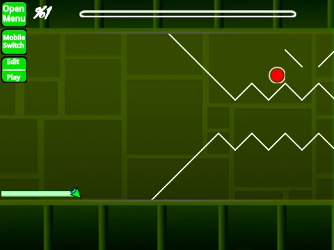 Play Geometry Dash Death Corridor Challenge online free