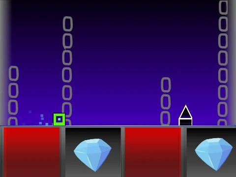 Geometry Dash Deluxe Edition enhanced gameplay screenshot