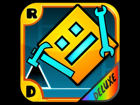 Geometry Dash Deluxe Editor level creation interface