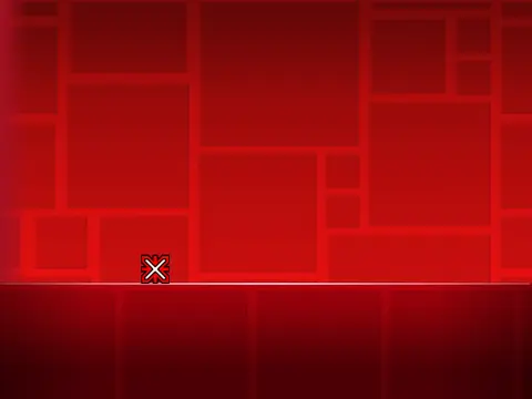 Geometry Dash Demon Hacked gravity manipulation platform game