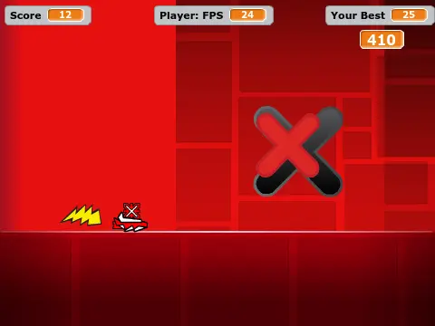 Geometry Dash Demon Remix Game Logo