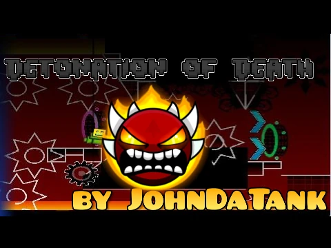 Geometry Dash Detonation of Death intense gameplay with explosions