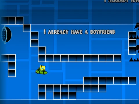 Play Geometry Dash Do You Love Me emotional level online