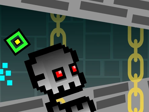 Geometry Dash Dungeons remix scholar face dungeon theme gameplay