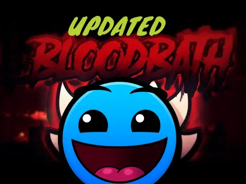 Geometry Dash Easy Bloodbath Updated simplified platformer logo
